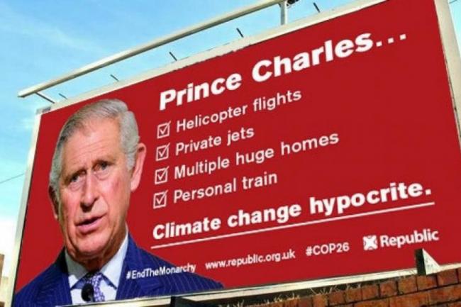 COP26: Royal &#39;climate change hypocrites&#39; billboards roll out across Edinburgh and Glasgow | The National