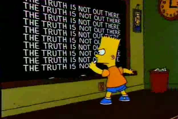 Truth is not out there