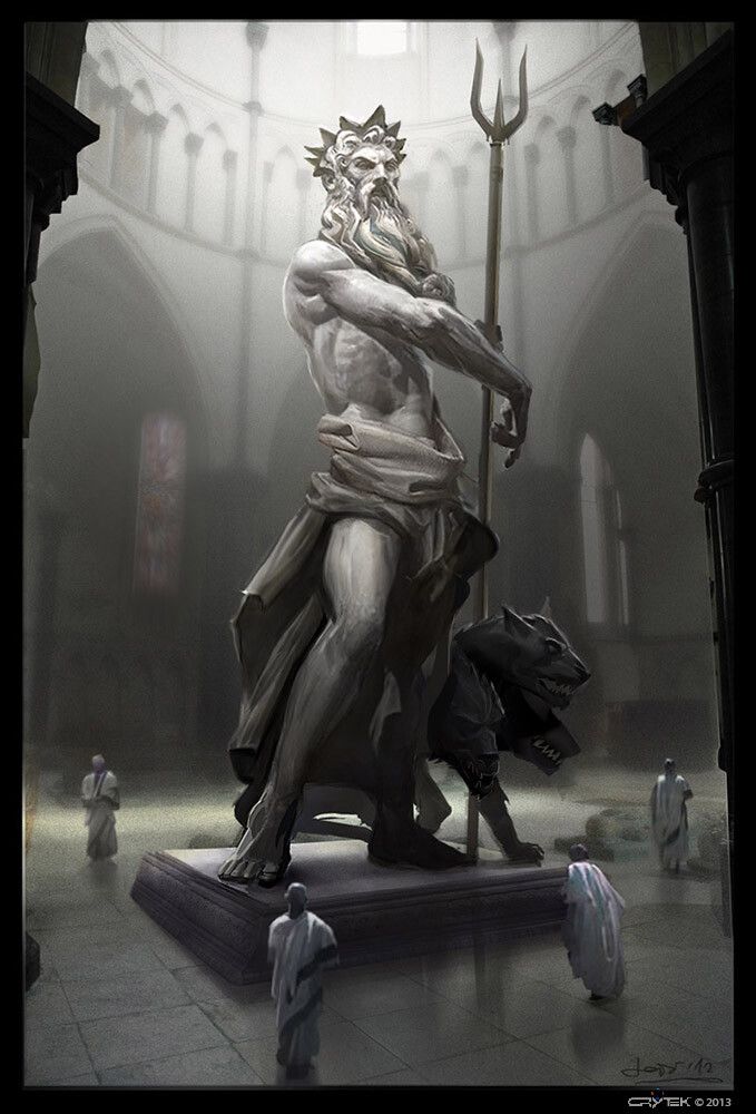 ArtStation - classical statue of Pluto, Goran Josic | Greek mythology statue, Greek mythology art, Mythology tattoos