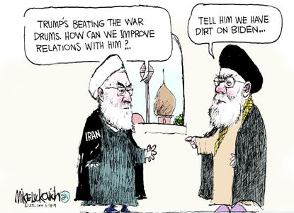 Political Cartoon U.S. Iran Trump War Foreign Dirt | The Week