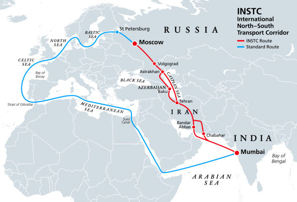 INSTC UPSC Notes: International North-South Transport Corridor