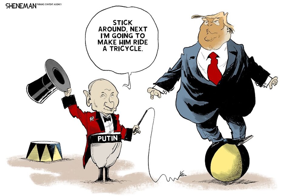 Political Cartoonists React to Russia's Invasion of Ukraine