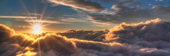 Sunrise above the clouds: behind the lens of creating the image